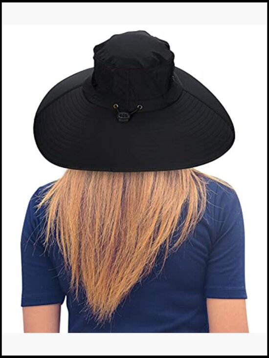 Super Wide Brim Sun Hat UPF50+ Waterproof Adjustable Bucket Hat Fishing Hiking main image 7